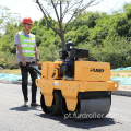 Maquinaria de construção de estradas 550 kg rolo de estrada de tambor liso duplo FYL-S600C
